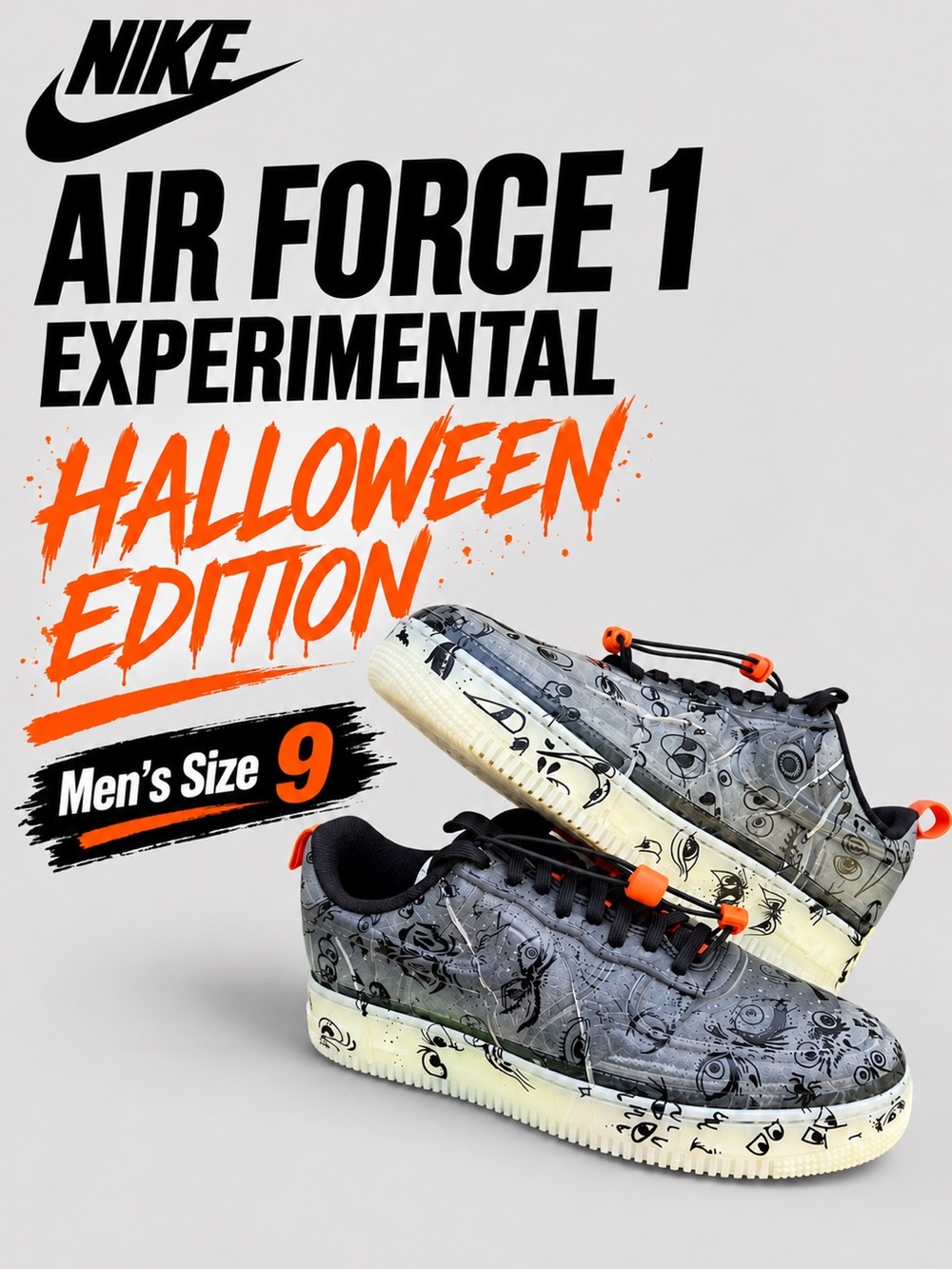 Nike Air Force 1 Experimental-
 Halloween Edition
